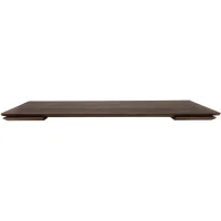 Столешница САНГАЙ раздвижной, 160(220)*80, дуб галифакс табак / рама черный