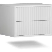 Тумба навесная SHTABE ROYAL 5002 эко, Белый-Белый