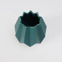 Ваза керамическая SHERY, зеленый, 13*13см