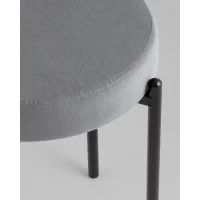 Табурет Бриф Original велюр серый