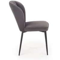 Стул HALMAR K399 серый/черный
