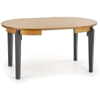 Стол обеденный HALMAR SORBUS дуб медовый/графит 100-200/100