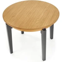 Стол обеденный HALMAR SORBUS дуб медовый/графит 100-200/100