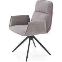 Стул HALMAR K574 серый/черный, поворотный