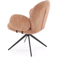Стул HALMAR K568 корица/черный, поворотный