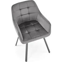 Стул HALMAR K588 серый/черный