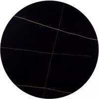 Стол обеденный SIGNAL RION черный/черный 90