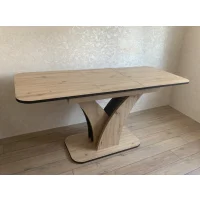 Стол обеденный SIGNAL VENTO дуб артизан/черный 120-160/68