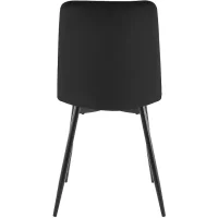 Стул SIGNAL JERRY Velvet Bluvel 19 черный/черный