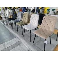 Стул SIGNAL JERRY Velvet Bluvel 77 оливковый/черный