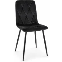 Стул SIGNAL TOM Velvet Bluvel 19 черный/черный