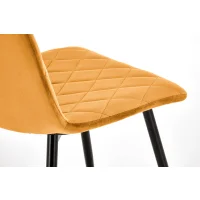 Стул HALMAR K525 горчичный/черный