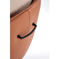 Стул HALMAR K554 коричневый/бежевый/черный, поворотный