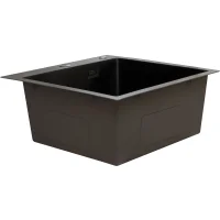 Кухонная мойка из нержавейки BLANTEK LS-5050B Nano black