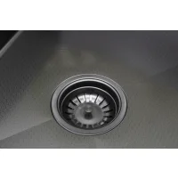 Кухонная мойка из нержавейки BLANTEK LS-5848HN Honeycomb Nano black