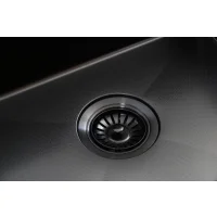 Кухонная мойка из нержавейки BLANTEK FS-5050HN Honeycomb Nano black ECO