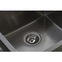 Кухонная мойка из нержавейки BLANTEK LS-5050STB Stone texture black