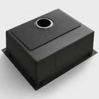 Кухонная мойка из нержавейки BLANTEK LS-5848STB Stone texture black