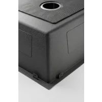 Кухонная мойка из нержавейки BLANTEK VS-5650B Nano black