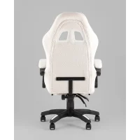 Кресло спортивное TopChairs MG-7019 букле белый