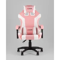 Кресло спортивное TopChairs MG-7035 розово-белый