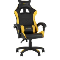 Кресло спортивное TopChairs MG-7043 черно-жёлтый