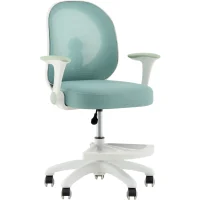 Кресло компьютерное детское TopChairs Spaceman мятный