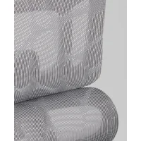 Кресло офисное TopChairs Nimbus белая сетка белый пластик