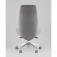 Кресло руководителя TopChairs Bow в ткани серый