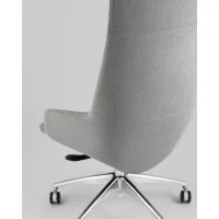 Кресло руководителя TopChairs Bow в ткани серый