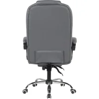 Кресло руководителя TopChairs President NEW серое
