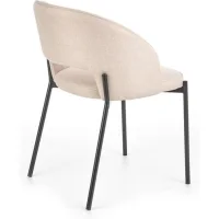 Стул HALMAR K373 бежевый/черный