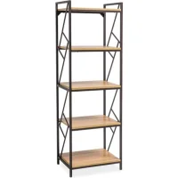 Стеллаж SIGNAL TABLO R5 дуб/т.коричневый, 180/60/40