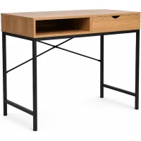 Стол компьютерный SIGNAL B-027 дуб/черный