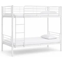 Кровать HALMAR BUNKY 90 двухъярусная, белый