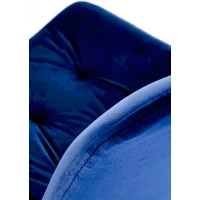 Стул HALMAR K519 синий/черный, поворотный