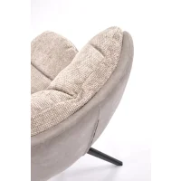 Стул HALMAR K599 бежевый/черный, поворотный