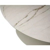Стол журнальный SIGNAL CIAO C Ceramic бежевый Amazonia/кашемир 50/50