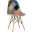 Стул Eames DSW пэчворк
