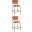 Стул полубарный Барбара NEW велюр терракотовый 2 шт.