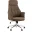 Кресло офисное TopChairs Neoma коричневый экокожа ткань