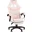 Кресло спортивное TopChairs MG-7019 букле бело-розовый
