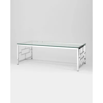 Журнальный стол 120*60 БРУКЛИН серебро — фото 2
