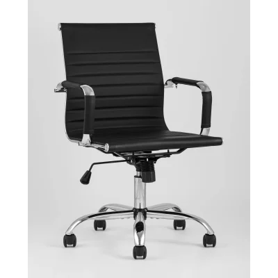Кресло офисное TopChairs City S черное — фото 2