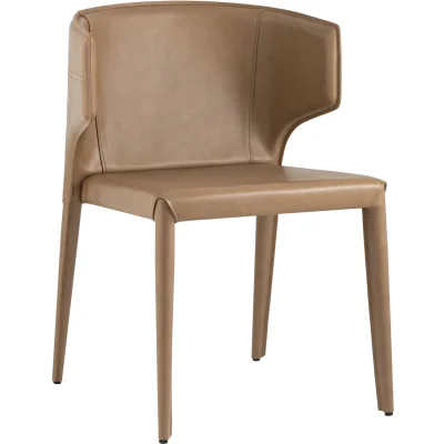 Стул Арманд экокожа коричневый