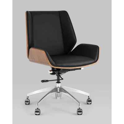Кресло офисное TopChairs Crown SN черный — фото 2