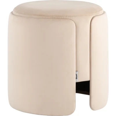 Пуф Taks велюр молочный