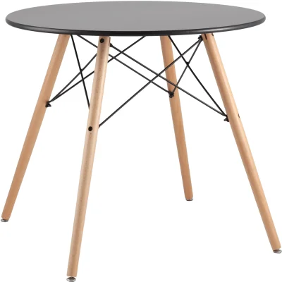 Стол круглый EAMES DSW NEW D=80 черный