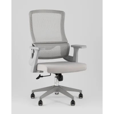Кресло офисное TopChairs Argo серый — фото 2