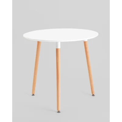 Стол круглый EAMES DST NEW D80 белый — фото 2